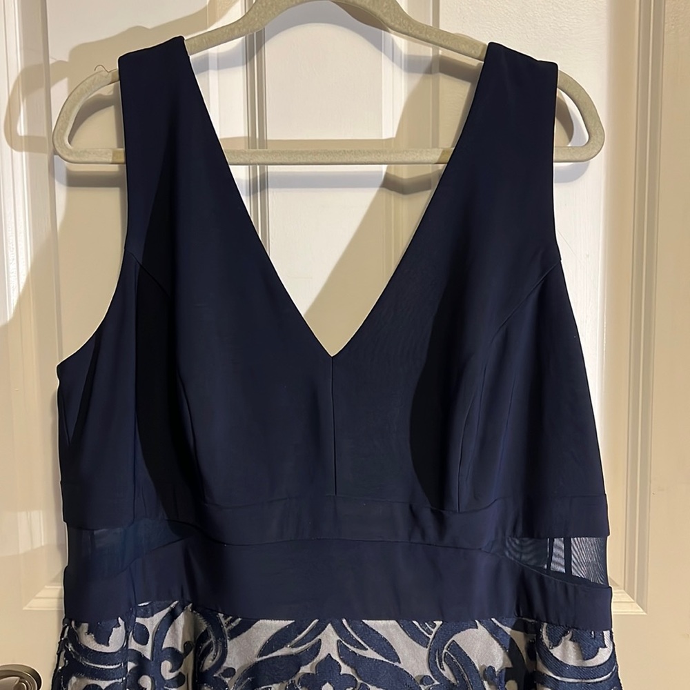 Xscape Navy Blue Formal Dress - Picture 1 of 12